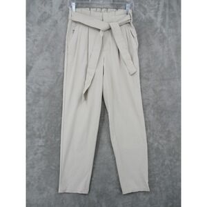 Athleta Pants Womens 0Skyline Pant II Tapered Belted Stretch Athleisure Athletic